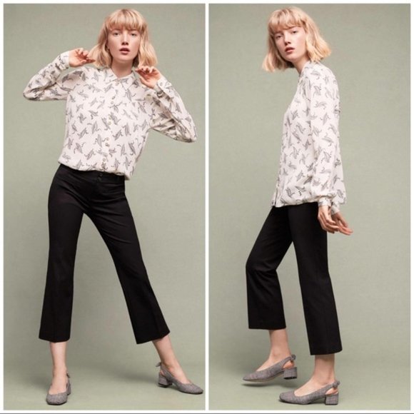 Anthropologie Pants - Essential Crop Flare by Anthropologie Pants #4865